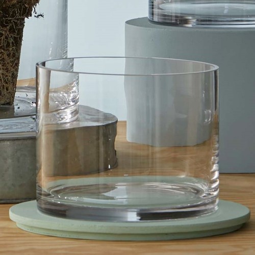 Vetro decorativo vaso - vetro, cilindro