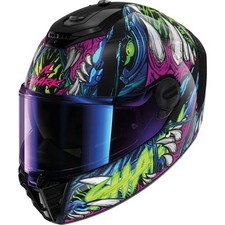 Casco moto integrale Shark Spartan RS Shaytan nero/verde/viola