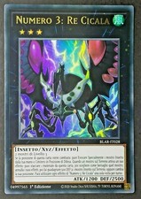 NUMERO 3 RE CICALA Ultra Rara in Italiano Number 3 Cicada King BLAR-IT028 YUGIOH