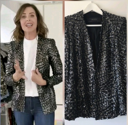 Giacca blazer zara paillettes - blazer,