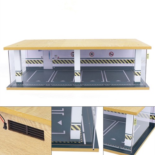 Diorama model car garage - diorama,