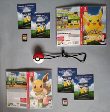 Nintendo Switch Pokemon Let's Go Eevee and Pikachu with Pokeball Plus PAL