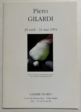 PIERO GILARDI  - Carton d invitation - 1994