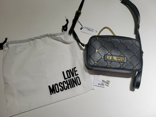 Borsa moschino nero opaco - borsa,