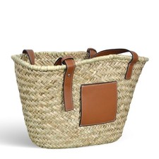 Borsa mare Erba Spring paglia
