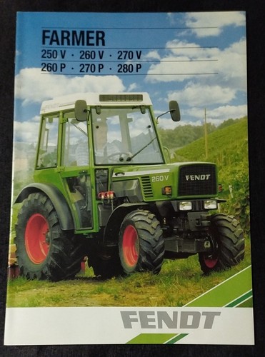 Rare brochure fendt neuve - -brochure,
