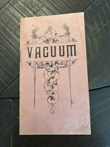 Sviluppatore sottovuoto 1900 - sottovuoto,