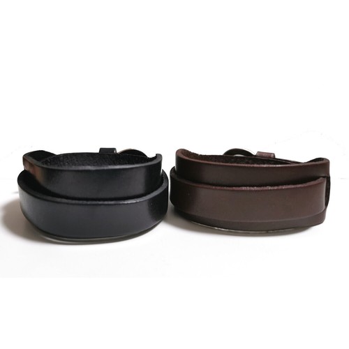 Polsino bracciale uomo pelle - polsino,