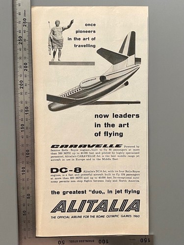 Alitalia jet caravelle - alitalia,