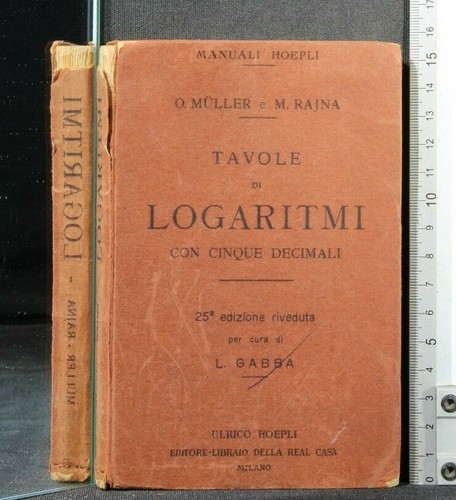 Tavole logaritmi muller - tavole,