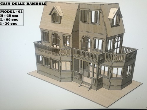 Casa delle bambole kit - casa,
