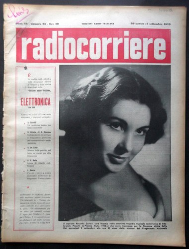 Radiocorriere 1953 rosanna - radiocorriere, 1953#35