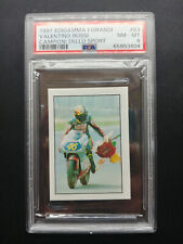 Adesivo 1997 Edigamma I GRANDI CAMPIONI DELLO SPORT #83 VALENTINO ROSSI PSA 8