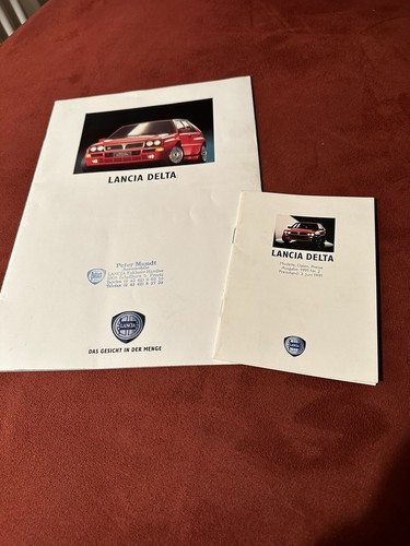 Brochure originale lancia - brochure,