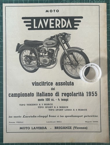 Rara pubblicità moto laverda - rara,