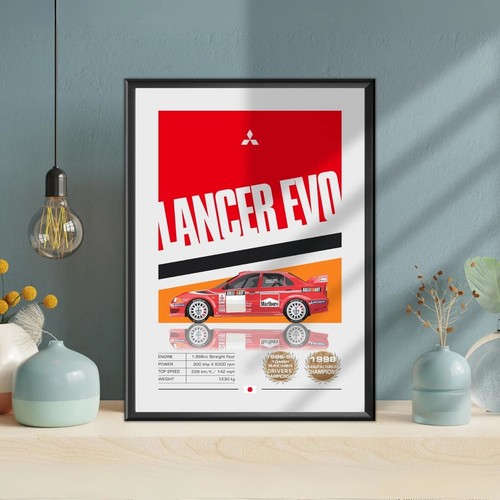 Poster auto epoca mitsubishi - d'epoca,