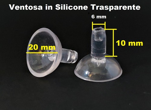 10x ventose trasparenti - ventose,