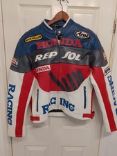 Giacca moto pelle Honda Repsol