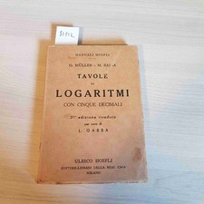 TAVOLE DI LOGARITMI con cinque