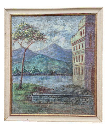 Quadro borio dipinto olio - quadro,