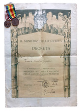 WWI DIPLOMA SOLDATO PRIMA