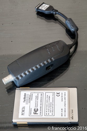 Pcmcia fax modem con - modem,