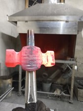 Fabbro deriva occhio di martello strumento di forgiatura 15,35" forgiato in a...