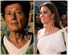 Orecchini A Clip Dorati Lunghi