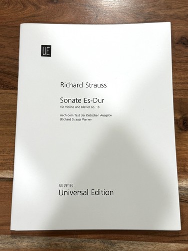 Richard strauss sonata - in, si