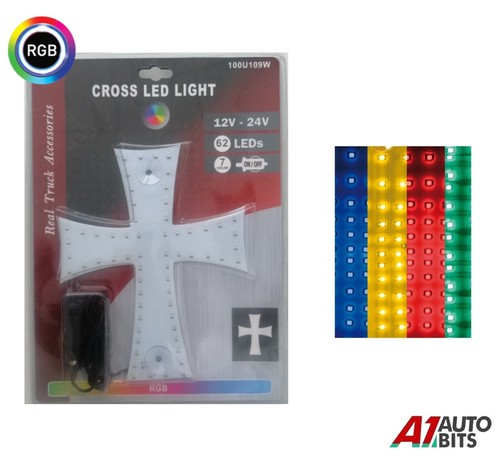 Insegna incrociata led rgb - insegna,