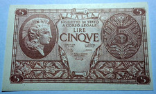 Italia-Atena Elmata 5 lire