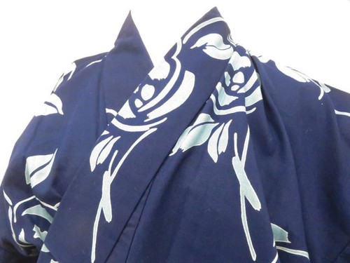 Kimono giapponese yukata navy - giapponese,