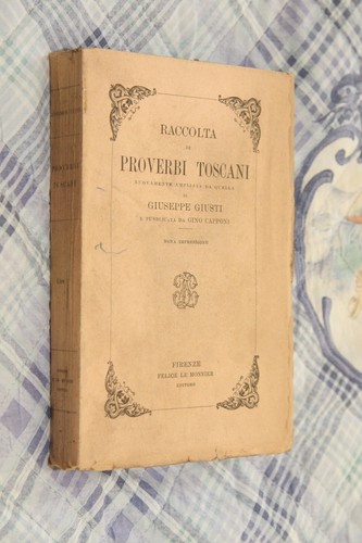 Raccolta proverbi toscani - proverbi,