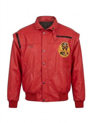 Bomber uomo cobra kai - cobra, rosso