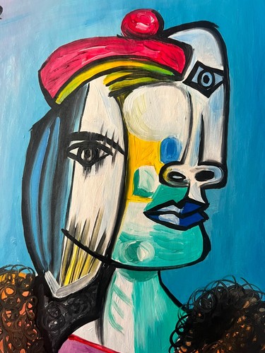 Dipinto olio pablo picasso - dipinto,