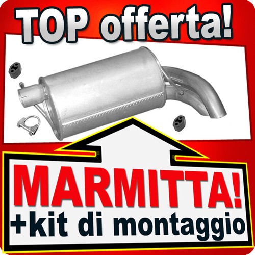 Silenziatore posteriore per - silenziatore,