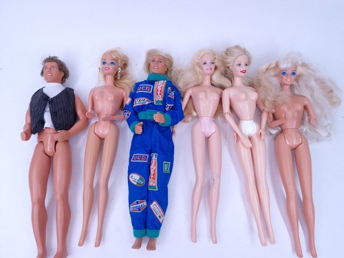Lotto barbie ken - 6x,