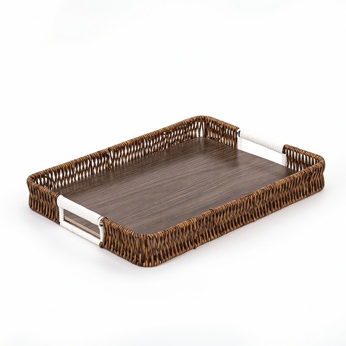 Vassoio legno con bordo - in,