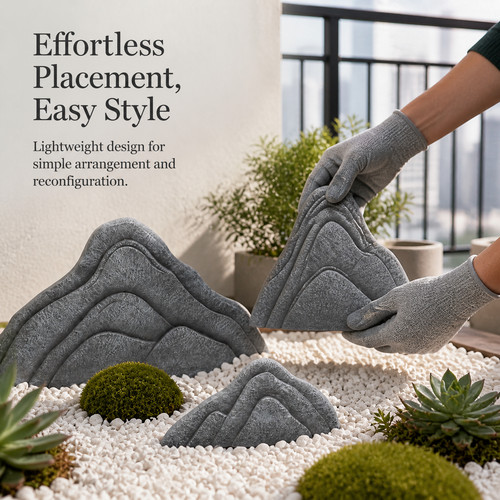 Rocce artificiali decorative - rocce,