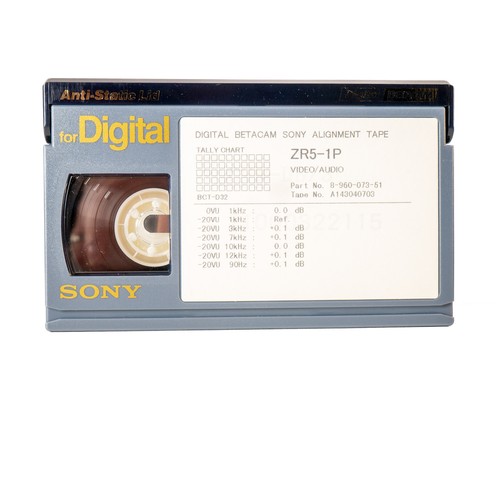 Sony digital betacam alignment - sony,