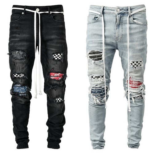 Jeans uomo strappati - , effetto