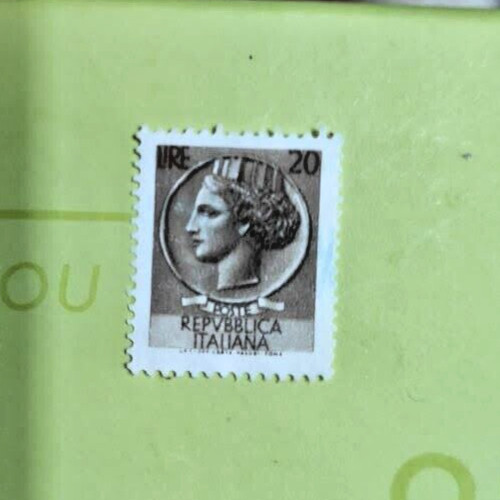 Francobollo italia lire - italia, ''20