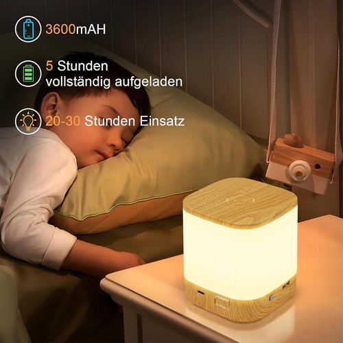 Lampada comodino led touch - lampada,
