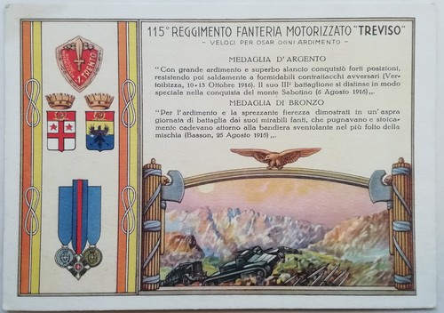 Cartolina 115 reggimento - cartolina,