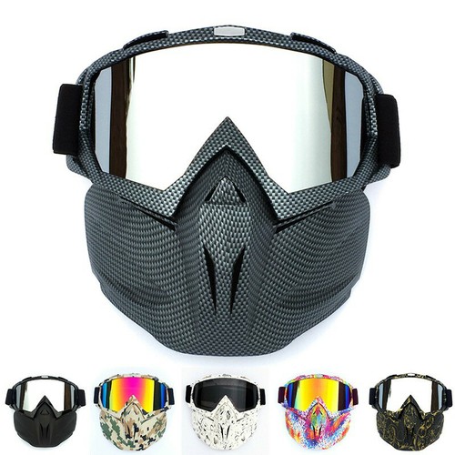 Casco maschera occhiali