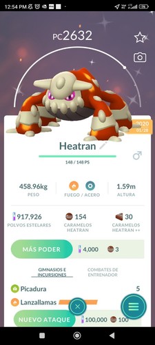 Pokemon heatran lucido - heatran, 30