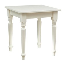 Tavolo quadrato legno - tavolo, bianco