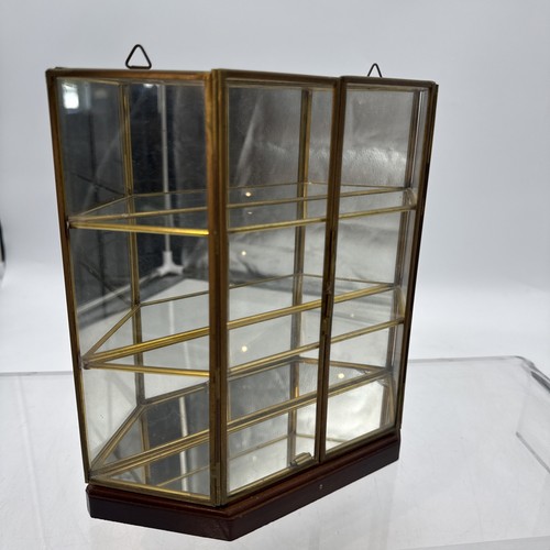 Mobiletto ottone vetro - mobiletto,