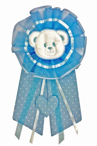 Fiocco nascita azzurro - fiocco,