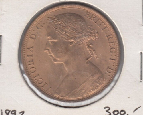 1892 great britain one penny - 1892,